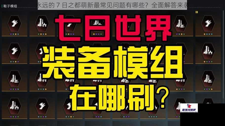 永远的 7 日之都萌新最常见问题有哪些？全面解答来袭