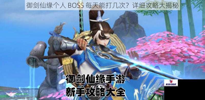 御剑仙缘个人 BOSS 每天能打几次？详细攻略大揭秘