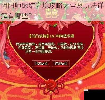 阴阳师缘结之境攻略大全及玩法详解有哪些？