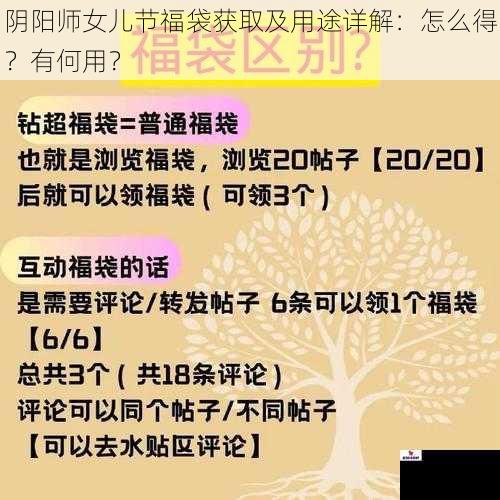 阴阳师女儿节福袋获取及用途详解：怎么得？有何用？