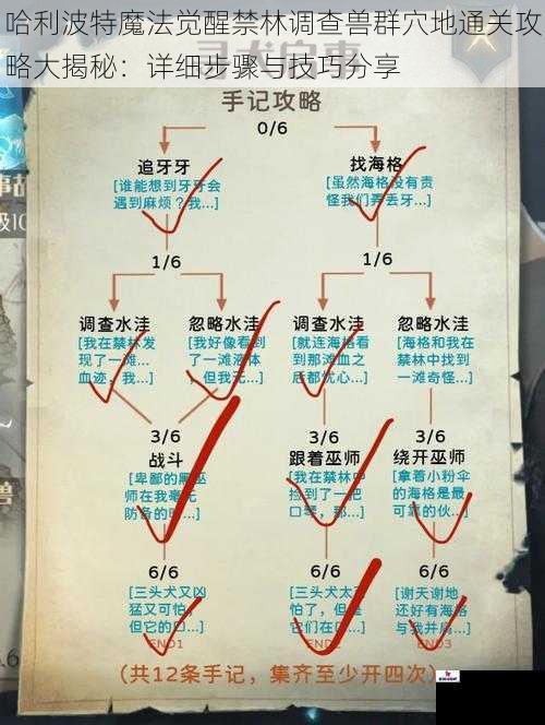 哈利波特魔法觉醒禁林调查兽群穴地通关攻略大揭秘：详细步骤与技巧分享