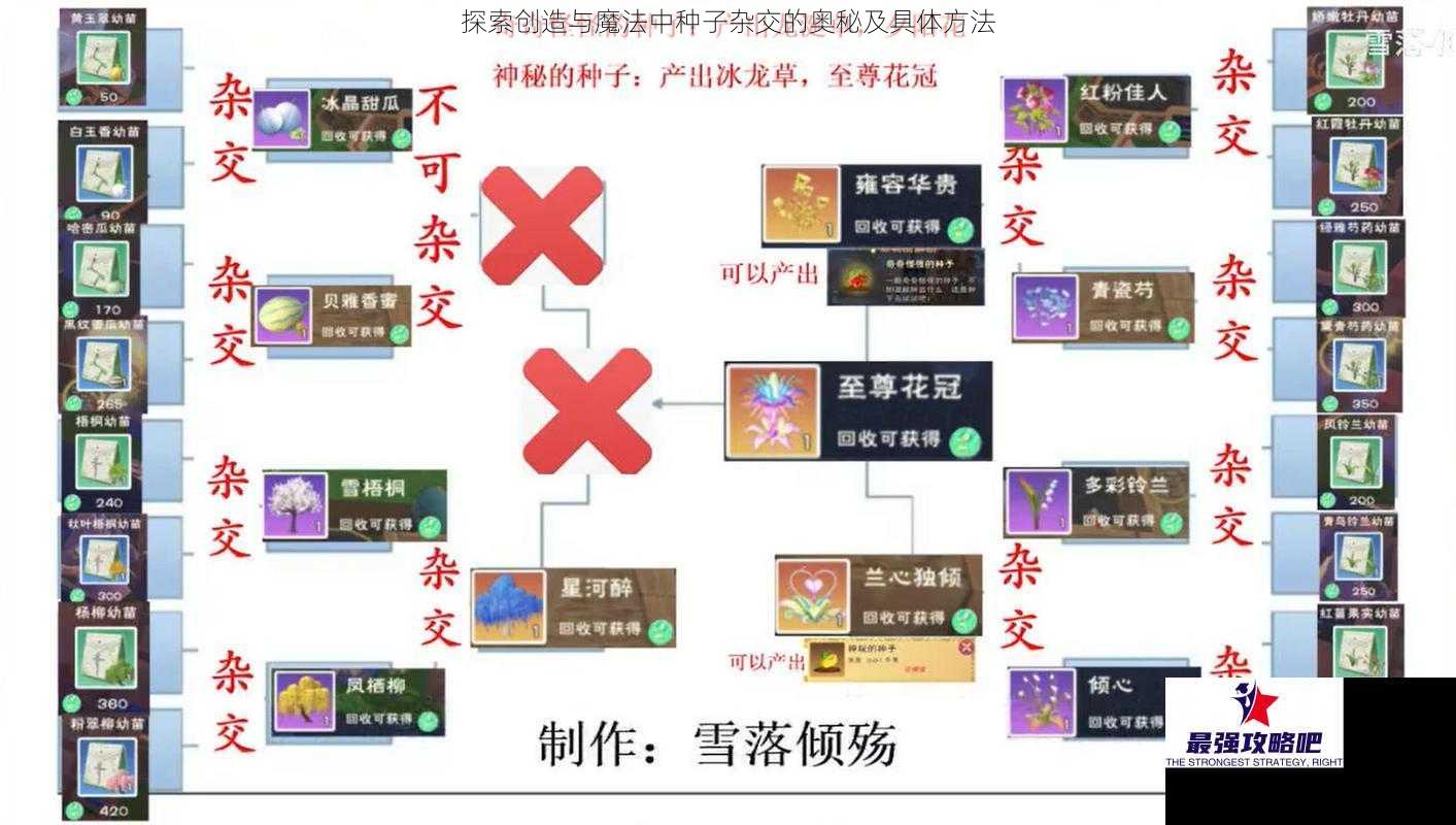 探索创造与魔法中种子杂交的奥秘及具体方法