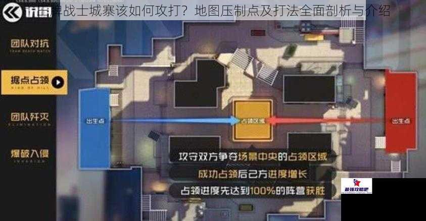 王牌战士城寨该如何攻打？地图压制点及打法全面剖析与介绍