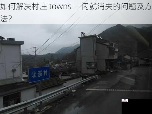 如何解决村庄 towns 一闪就消失的问题及方法？