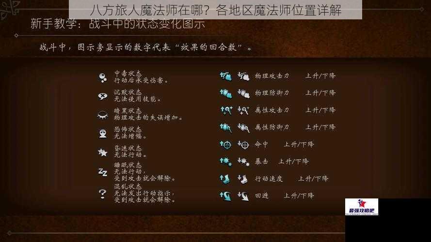 八方旅人魔法师在哪？各地区魔法师位置详解