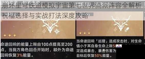 崩坏星穹铁道模拟宇宙第七世界流派阵容全解析 祝福选择与实战打法深度攻略